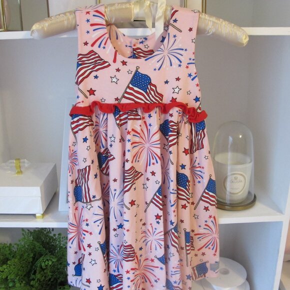SweetHoney Other - SweetHoney 4th of July Girl's Dress Size 5-6 EUC